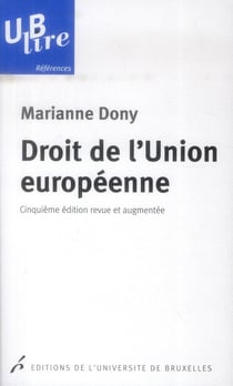 Droit de l'union europeenne 5  edition revue et augmentee