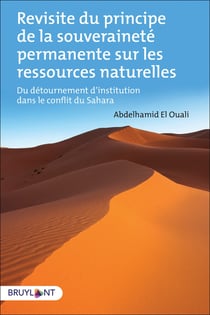 Revisite du principe de la souveraineté permanente sur les ressources naturelles - du détournement d'institution dans le conflit du Sahara