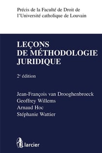 Lecons De Methodologie Juridique