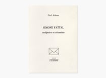 Simone Fattal, sculptrice et céramiste