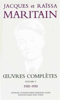 Oeuvres complètes Maritain V