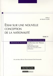Essai sur une nouvelle conception de la nationalité