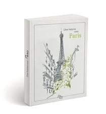 Une histoire avec paris - tour eiffel feuilles