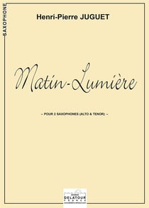 Matin-lumière pour 2 saxophones alto