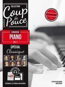 Méthode Coup de pouce - Songbook piano vol.2 : Spécial Classique
