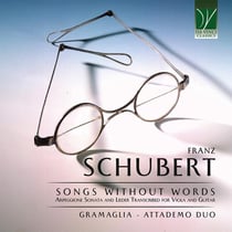 Mélodies sans paroles, Sonate Arpeggione et Lieder transcrits