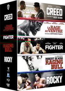 Coffret : Rocky + Creed + Raging Bull + Fighter + La Rage au ventre