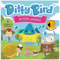 Ditty Bird : Livre musical sensoriel bébé : Chansons drôle, fun songs en anglais - Pat a cake