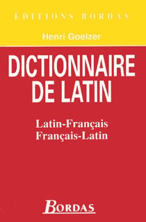 Dictionnaire latin-français/français-latin