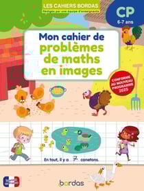 Mon cahier de problèmes de maths en images - CP