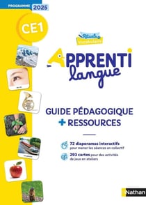 Apprentilangue : rituels de vocabulaire : guide pédagogique + ressources : CE1 (édition 2022)