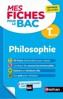 MES FICHES ABC DU BAC Tome 12 : philosophie : terminale (édition 2020)