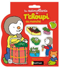Autocollants - t'choupi - le marché