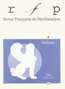 RFP 2002, t. 66, n° 4 : Sadisme