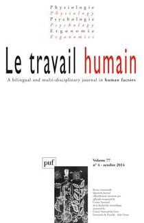 Revue Le travail humain n.77/4 (édition 2014)