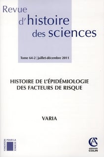 Revue d'histoire des sciences - Tome 64 (2/2011)