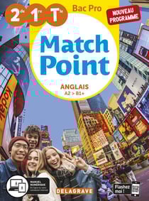 Match point : anglais - 2de 1re tle bac pro 2020 - pochette élèe (édition 2020)
