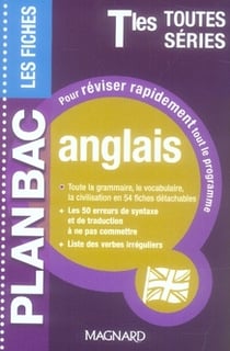 Les fiches - anglais - terminales toutes séries