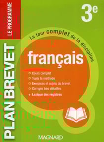 Le programme - français - 3ème