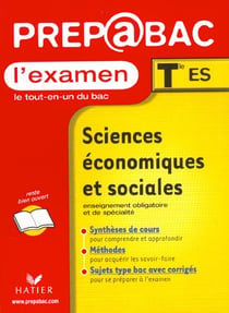 Sciences economiques et sociales terminale es