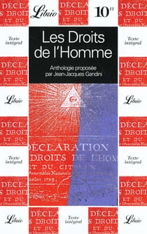 Droits de l'homme (les) - - antholohie