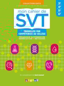 Mon cahier de SVT collège - cahier