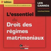 L'essentiel du droit des régimes matrimoniaux (édition 2015-2016)