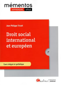 Droit social international et européen (2e édition)