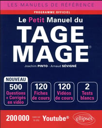 Le petit manuel du TAGE MAGE (édition 2018)