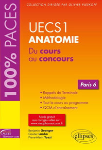 UECS1 - anatomie - du cours au concours - Paris 6 (édition 2018)