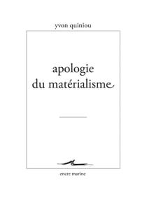 Apologie du materialisme