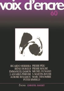 Revue voix d'encre n.60 - christel basset