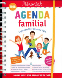 PLANNER FAMILIAL 2017 & 2018 A Imprimer Organiser votre  Organiseur  familial, Agenda familial, Organisateur familial