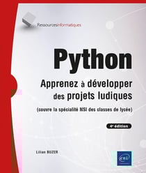 Python : Apprenez à développer des projets ludiques (4e édition)