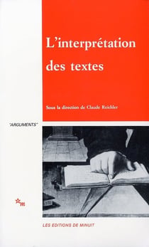 L'interpretation des textes