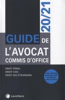 Guide de l'avocat commis d'office (édition 2020/2021)
