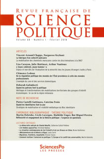 Revue francaise de science politique n.68/1