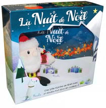 Coffret livre et peluche noël