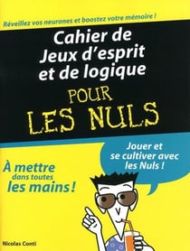 Cah jeux esprit et logiq pr nu