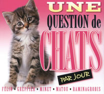 Une question de chats par jour (édition 2016)
