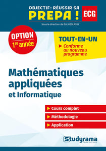 Mathématiques appliquées - informatique, 1re année