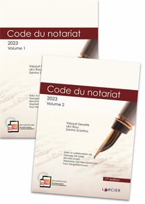 Pack code du notariat (édition 2023)