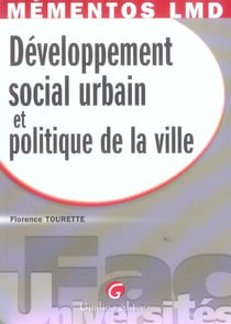 Memento : developpement social urbain et politique de la ville