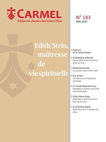 Revue du Carmel n.183 : Edith Stein, une maîtresse de vie
