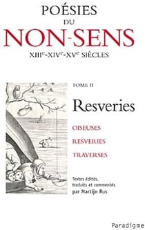 Poésies du non-sens - resveries t.2