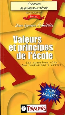 Valeurs et principes de l'école
