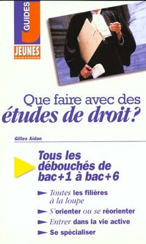 Que faire avec des etudes de droit