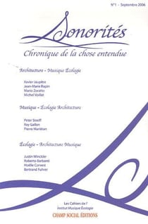 Sonorites Chroniques De La Chose Entendue