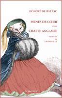 Peines de coeur d'une chatte anglaise