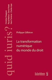 La transformation numerique du monde du droit